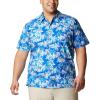 imageColumbia Sportswear Mens Trollers Best Short Sleeve ShirtBlue Macaw Festive Fishin Print