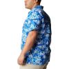 imageColumbia Sportswear Mens Trollers Best Short Sleeve ShirtBlue Macaw Festive Fishin Print