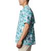 imageColumbia Sportswear Mens Trollers Best Short Sleeve ShirtBright Aqua Polynesian Print