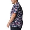imageColumbia Sportswear Mens Trollers Best Short Sleeve ShirtCollegiate Navy Fireworks Fish Print