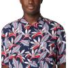 imageColumbia Sportswear Mens Trollers Best Short Sleeve ShirtCollegiate Navy Tuna Paradise Print
