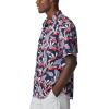 imageColumbia Sportswear Mens Trollers Best Short Sleeve ShirtCollegiate Navy Tuna Paradise Print