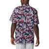 imageColumbia Sportswear Mens Trollers Best Short Sleeve ShirtCollegiate Navy Tuna Paradise Print