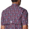 imageColumbia Sportswear Mens Trollers Best Short Sleeve ShirtCollegiate NavyPfg Banner