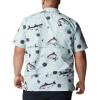 imageColumbia Sportswear Mens Trollers Best Short Sleeve ShirtCool Green Freshwater Dryfly Print