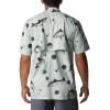 imageColumbia Sportswear Mens Trollers Best Short Sleeve ShirtCool Green Freshwater Dryfly Print