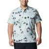 imageColumbia Sportswear Mens Trollers Best Short Sleeve ShirtCool Green Freshwater Dryfly Print