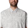 imageColumbia Sportswear Mens Trollers Best Short Sleeve ShirtCool Grey Mighty Marlins Print