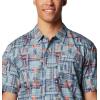 imageColumbia Sportswear Mens Trollers Best Short Sleeve ShirtCrushed Blue Tikiplaid