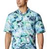 imageColumbia Sportswear Mens Trollers Best Short Sleeve ShirtEmerald Green Offshore Archive Print