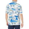 imageColumbia Sportswear Mens Trollers Best Short Sleeve ShirtHarbor Blue Marina Vacation Print