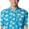 imageColumbia Sportswear Mens Trollers Best Short Sleeve ShirtPool Ballybait Print