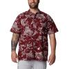 imageColumbia Sportswear Mens Trollers Best Short Sleeve ShirtRed Jasper Mighty Marlins Print