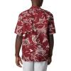 imageColumbia Sportswear Mens Trollers Best Short Sleeve ShirtRed Jasper Mighty Marlins Print