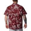 imageColumbia Sportswear Mens Trollers Best Short Sleeve ShirtRed Jasper Mighty Marlins Print