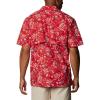 imageColumbia Sportswear Mens Trollers Best Short Sleeve ShirtRed Spark Americana Fishing Print