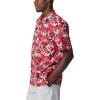 imageColumbia Sportswear Mens Trollers Best Short Sleeve ShirtRed Spark Fireworks Fish Print