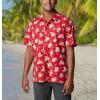 imageColumbia Sportswear Mens Trollers Best Short Sleeve ShirtRed Spark Lite Me Up Print