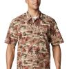 imageColumbia Sportswear Mens Trollers Best Short Sleeve ShirtRed Spark Polynesian Print