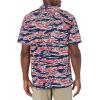 imageColumbia Sportswear Mens Trollers Best Short Sleeve ShirtRed Spark Rough Waves Print