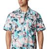imageColumbia Sportswear Mens Trollers Best Short Sleeve ShirtSalmon Offshore Archive Print