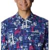 imageColumbia Sportswear Mens Trollers Best Short Sleeve ShirtViolet Sea Punked Fish