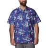 imageColumbia Sportswear Mens Trollers Best Short Sleeve ShirtViolet Sea Punked Fish
