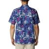 imageColumbia Sportswear Mens Trollers Best Short Sleeve ShirtViolet Sea Punked Fish