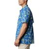 imageColumbia Sportswear Mens Trollers Best Short Sleeve ShirtVivid Blue Freshwater Roots Print