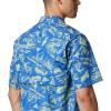 imageColumbia Sportswear Mens Trollers Best Short Sleeve ShirtVivid Blue Freshwater Roots Print