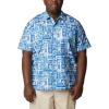 imageColumbia Sportswear Mens Trollers Best Short Sleeve ShirtVivid Blue Punked Fish