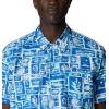 imageColumbia Sportswear Mens Trollers Best Short Sleeve ShirtVivid Blue Punked Fish