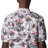 imageColumbia Sportswear Mens Trollers Best Short Sleeve ShirtWhite Fireworks Fish Print