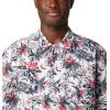 imageColumbia Sportswear Mens Trollers Best Short Sleeve ShirtWhite Fireworks Fish Print
