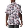 imageColumbia Sportswear Mens Trollers Best Short Sleeve ShirtWhite Fireworks Fish Print
