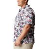 imageColumbia Sportswear Mens Trollers Best Short Sleeve ShirtWhite Fireworks Fish Print