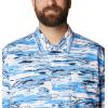 imageColumbia Sportswear Mens Trollers Best Short Sleeve ShirtWhite Flatout Print