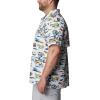 imageColumbia Sportswear Mens Trollers Best Short Sleeve ShirtWhite Watercolor Island Print