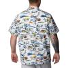 imageColumbia Sportswear Mens Trollers Best Short Sleeve ShirtWhite Watercolor Island Print