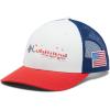 imageColumbia Sportswear PFG Mesh Ball CapRed Spark  Us Flag