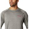 imageMens PFG Terminal Tackle Heather Long Sleeve ShirtAlpine Tundra HeatherRed Spark Logo