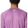 imageMens PFG Terminal Tackle Heather Long Sleeve ShirtBerry Jam HeatherGranite Purple Logo