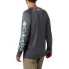 imageMens PFG Terminal Tackle Heather Long Sleeve ShirtBlack HeatherGulf Stream Logo