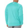 imageMens PFG Terminal Tackle Heather Long Sleeve ShirtBright Aqua HeatherSalmon Logo