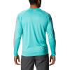 imageMens PFG Terminal Tackle Heather Long Sleeve ShirtBright Aqua HeatherSalmon Logo