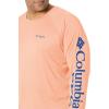 imageMens PFG Terminal Tackle Heather Long Sleeve ShirtBright Nectar HeatherVivid Blue Logo