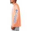 imageMens PFG Terminal Tackle Heather Long Sleeve ShirtBright Nectar HeatherVivid Blue Logo
