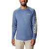 imageMens PFG Terminal Tackle Heather Long Sleeve ShirtCarbon HeatherSunlit Logo