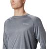 imageMens PFG Terminal Tackle Heather Long Sleeve ShirtCharcoal HthrCool Grey Logo