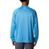 imageMens PFG Terminal Tackle Heather Long Sleeve ShirtCompass Blue HeatherWhite Logo
